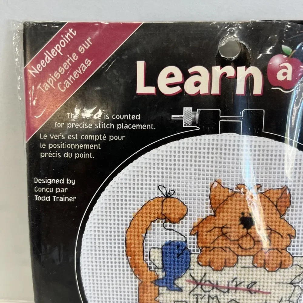 Dimensions Learn‎ A Craft Needlepoint Kit You're I'm Purrfect Cat #72898